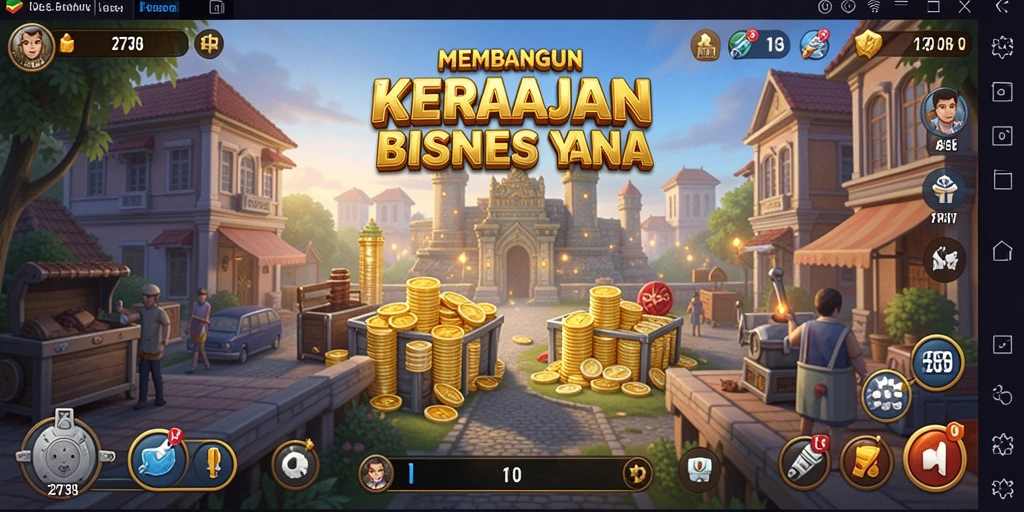 Tampilan strategi bisnis yang menarik dalam game Tycoon.