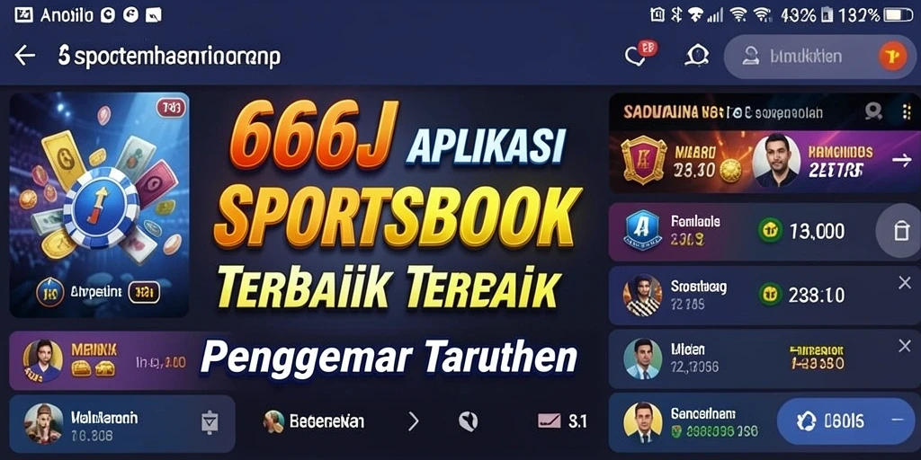 Tampilan gameplay Sportsbook yang mengasyikkan di 666J.