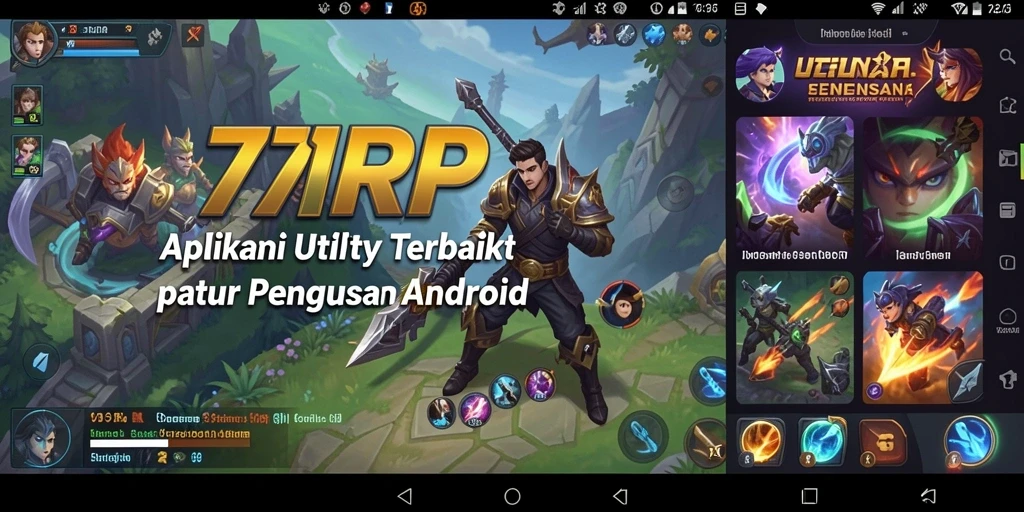 Tampilan antarmuka aplikasi 77RP yang intuitif dan mudah digunakan.