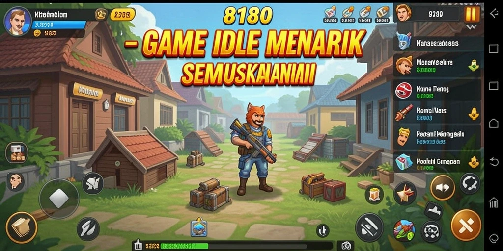 Tampilan gameplay 8180 yang menarik dan membuat ketagihan.