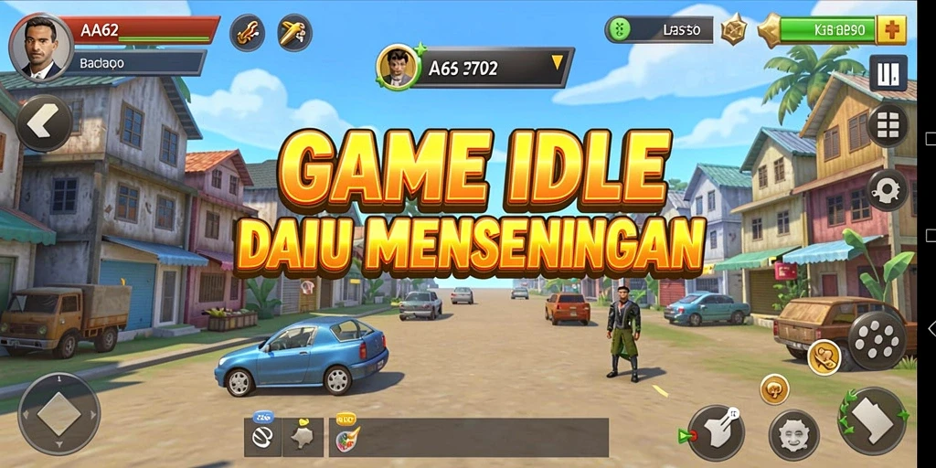 Tangkapan layar menunjukkan gameplay seru dalam AA62, menampilkan pengelolaan sumber daya.