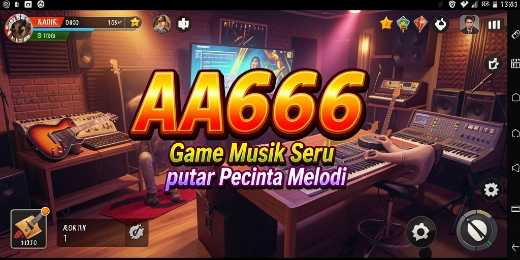 Tampilan gameplay AA666 dengan pengalaman musik interaktif yang menyenangkan.