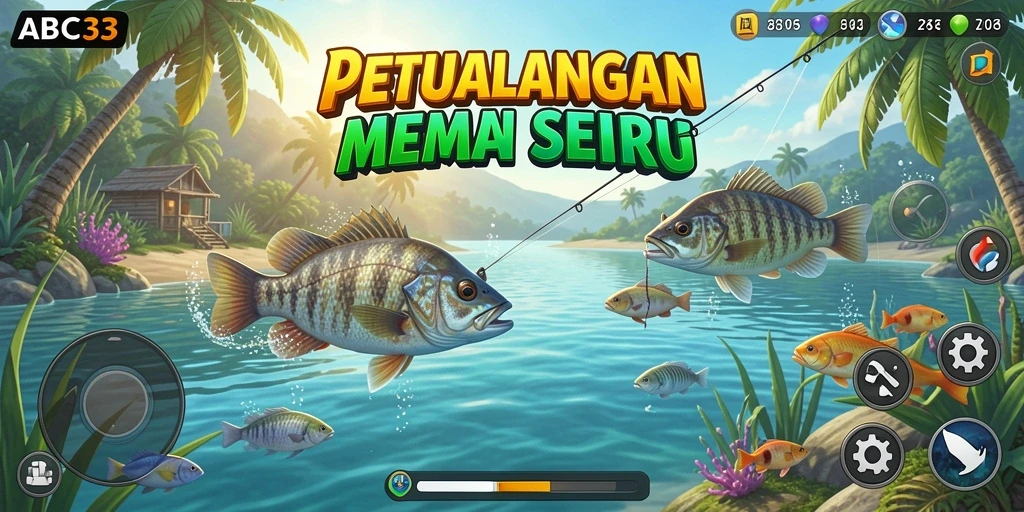 Screenshot menunjukkan aksi memancing yang seru di ABC33.
