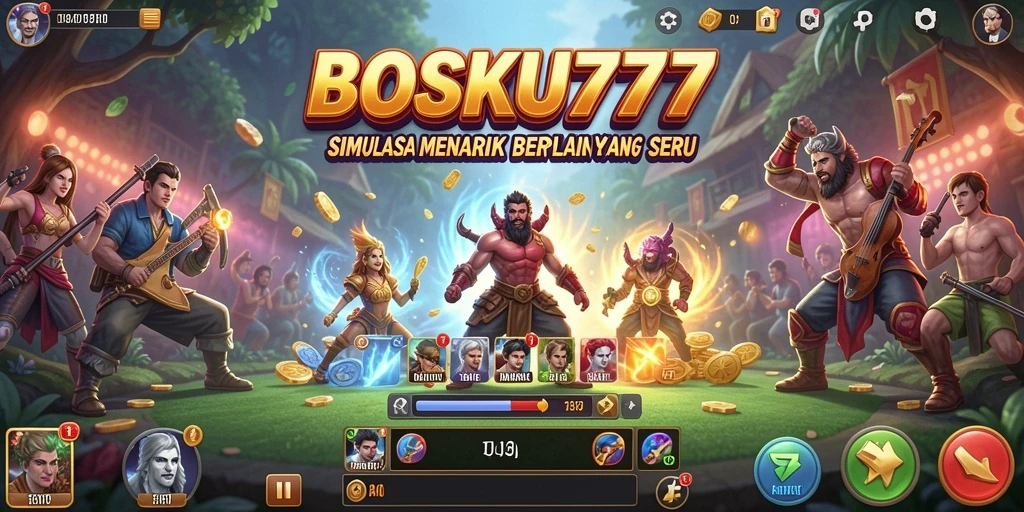 Gameplay BOSKU777 yang menarik dan realistis.