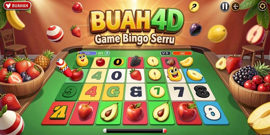 Screenshot BUAH4D menampilkan gameplay seru dalam permainan Bingo.