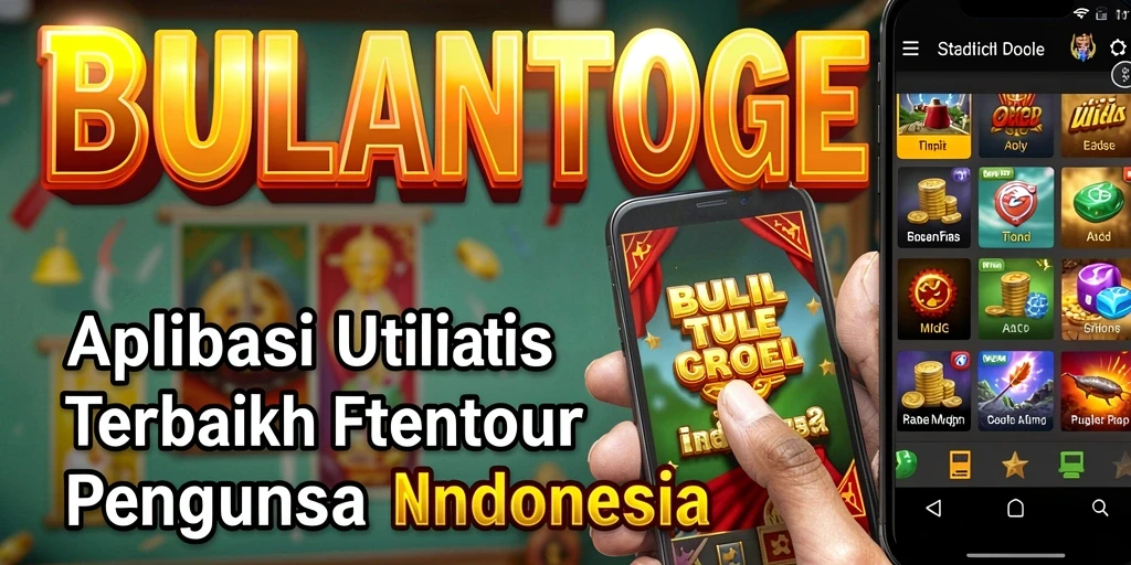 Tampilan antarmuka BULANTOGEL yang mudah digunakan.