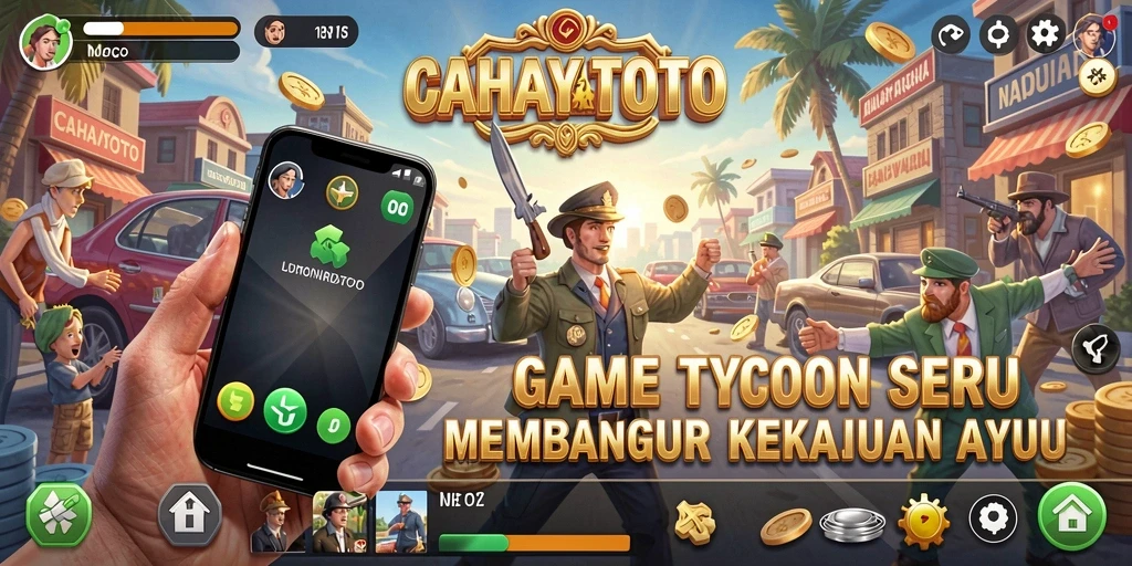 Tampilan gameplay menantang dan seru dalam CAHAYATOTO.