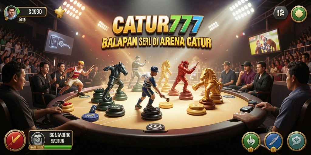 Gameplay Racing yang seru dan mendebarkan dalam CATUR777.