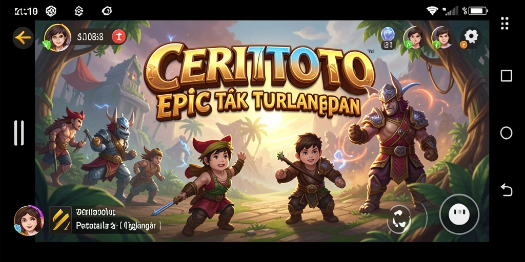 Gameplay seru dalam dunia fantasi yang penuh petualangan.