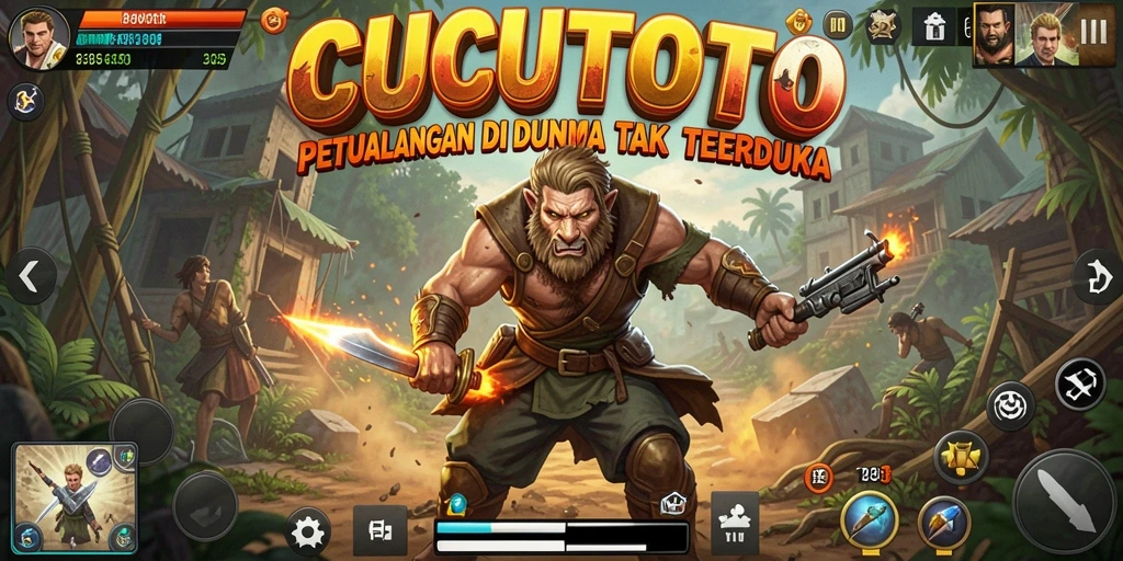 Screenshot gameplay CUCUTOTO menampilkan aksi petualangan yang seru.