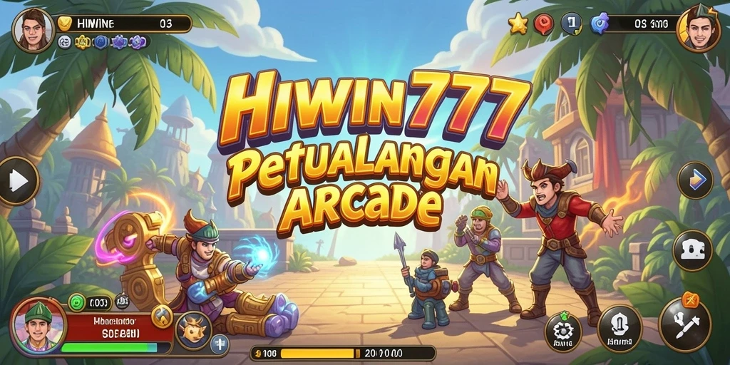 Tangkapan layar HIWIN777 menunjukkan aksi seru gameplay Arcade.