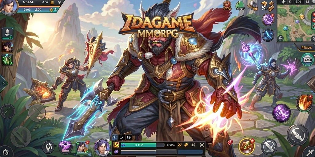 Gameplay seru dan interaktif di IDAGAME, dunia MMORPG menanti!