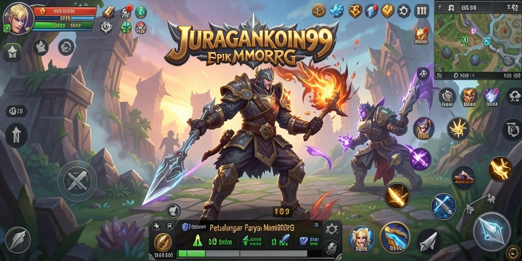 Gameplay menarik di dunia MMORPG <strong>JURAGANKOIN99</strong> dengan aksi seru dan grafis yang memukau.
