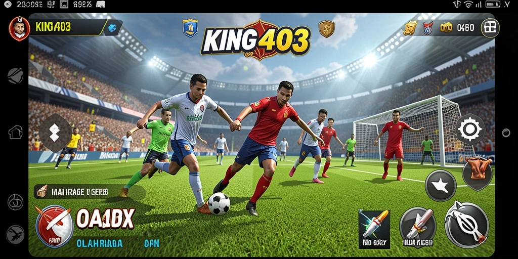 Tampilan seru dari gameplay olahraga KING403 yang menantang.