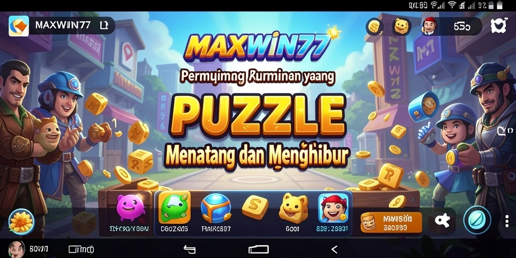 Tampilan gameplay <strong>MAXWIN77</strong> yang menantang dan menarik untuk dimainkan.
