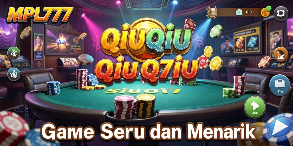 Tampilan gameplay seru dari MPL777 dengan elemen QiuQiu.