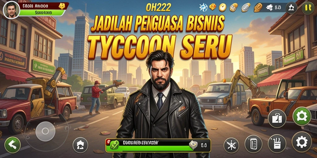 Screenshot utama OH222 menampilkan dinamika gameplay Tycoon yang menarik.