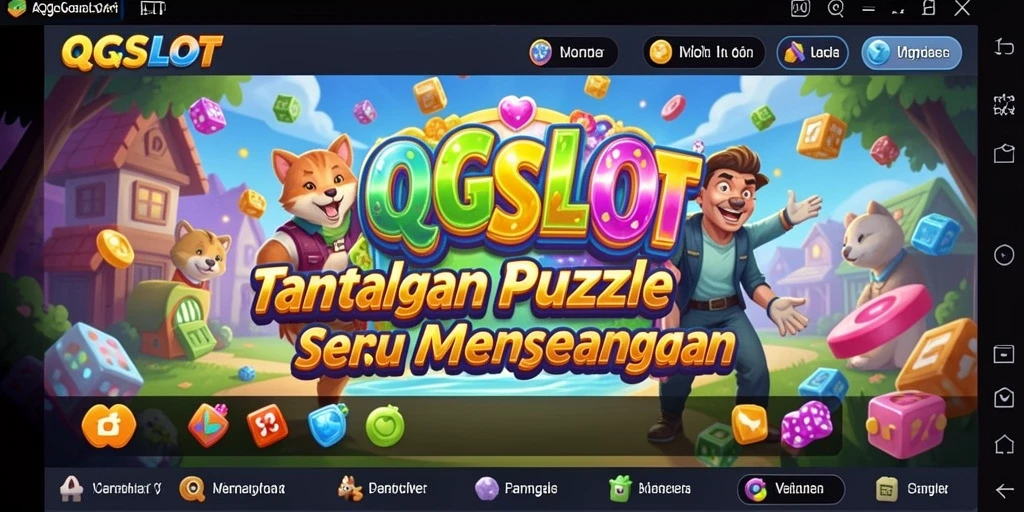 Tampilan seru gameplay Puzzle di QQSLOT yang menantang.