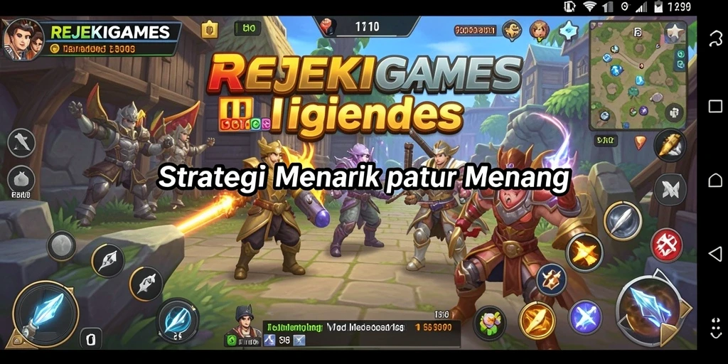 Tampilan grafis menarik dari gameplay REJEKIGAMES.