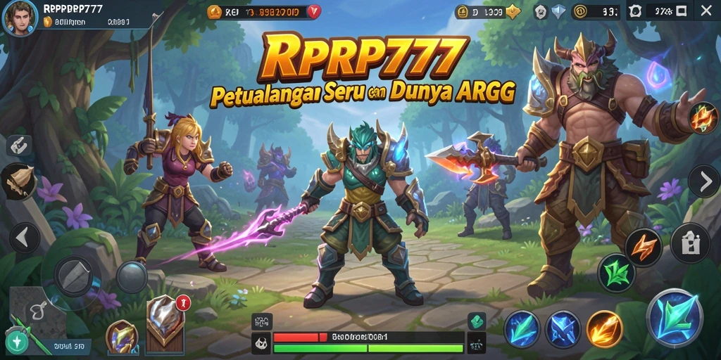 Gameplay seru RPRP777 dengan pertarungan yang menegangkan.