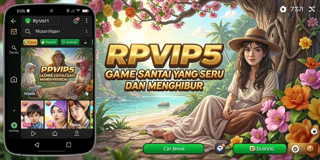 Tampilan gameplay santai dan menghibur di RPVIP5.