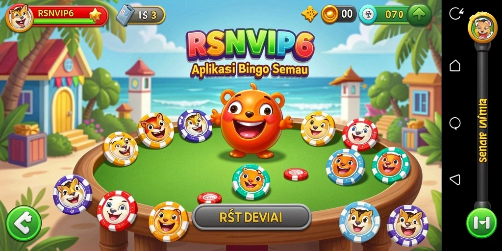 Tampilan gameplay RSNVIP6 dengan suasana Bingo yang mendebarkan.