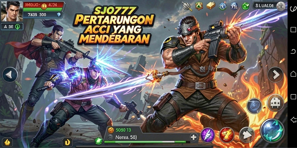 Tampilan gameplay SJO777 yang penuh aksi dan seru.