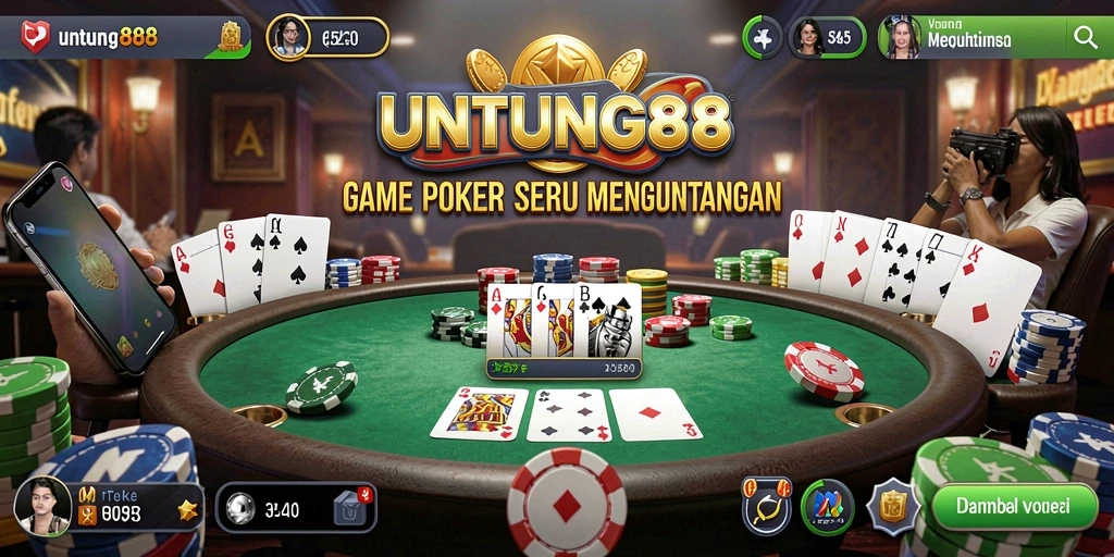 Tampilan gameplay seru dan antusias pemain di UNTUNG88.