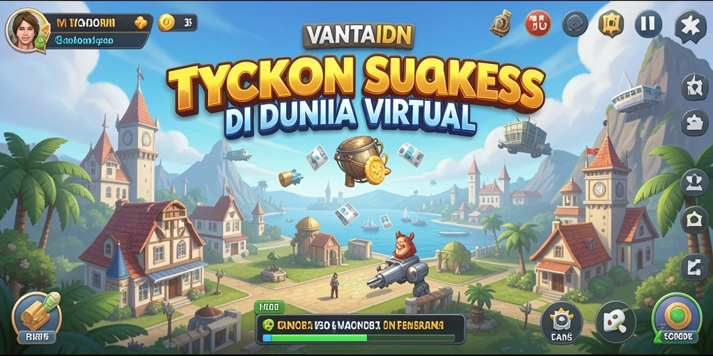 Tampilan gameplay seru dalam VANTAIDN yang menantang.